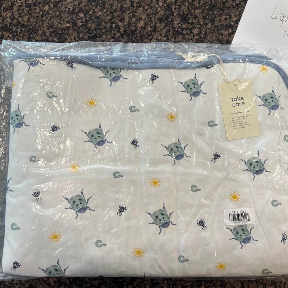Kyte Baby Beetle Toddler Blanket 1.0 NWT